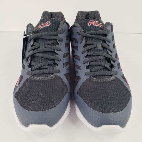 FILA Running Shoes Womens Size 12 Memory Foam Fantom 6 Gray Grey & Neon Pink - Picture 7 of 14